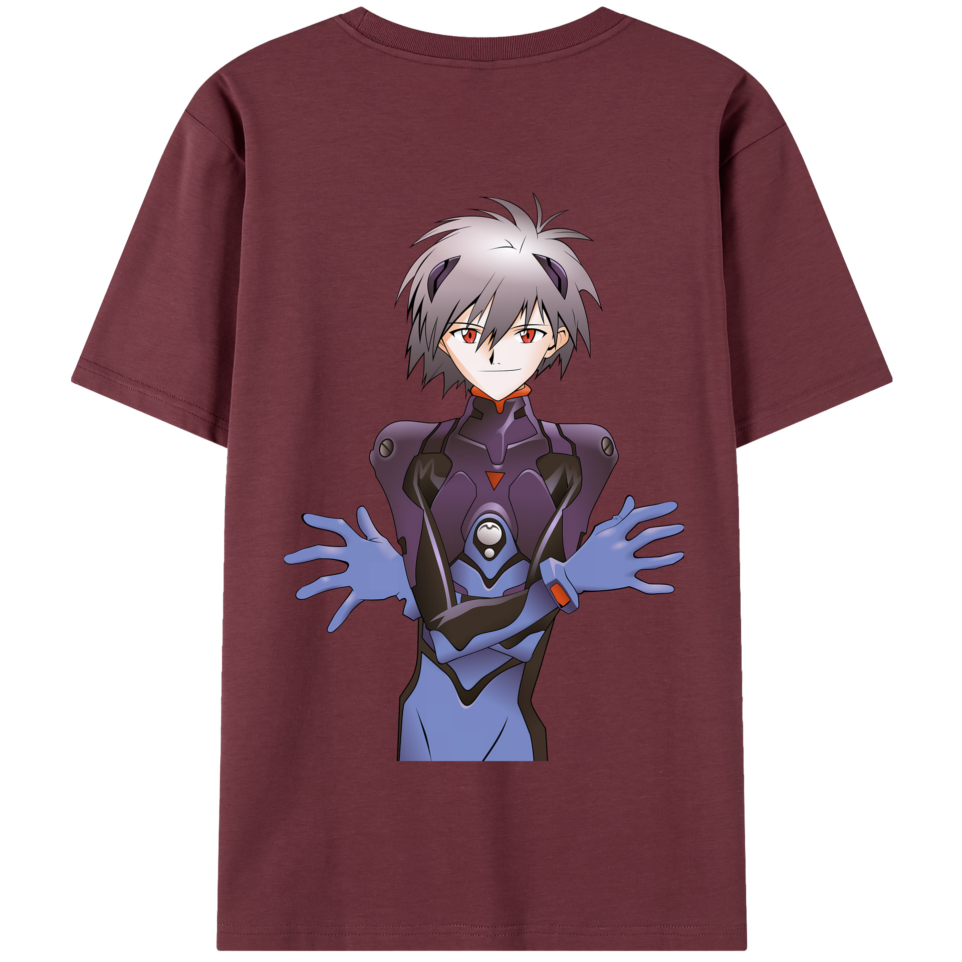 （画像用） EVA 新世紀エヴァンゲリオン 綿100％半袖Tシャツ（背面プリント）